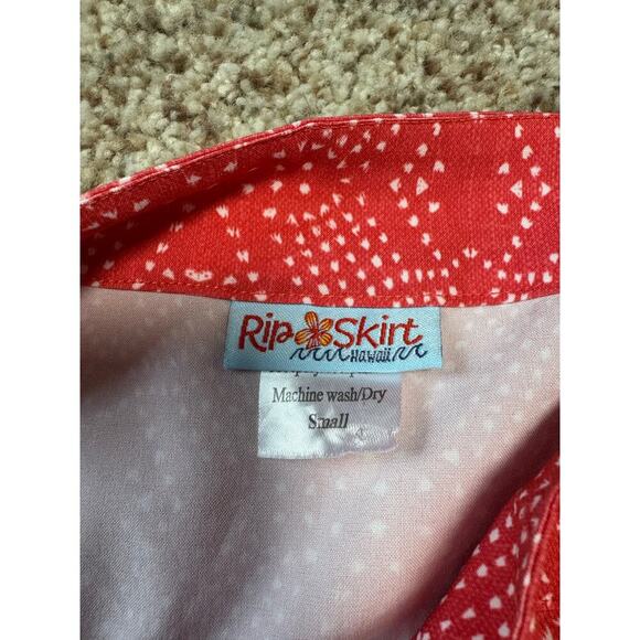 RipSkirt size women's Small;  adjustable, quick dry; lightweight Orange & White - Picture 3 of 5